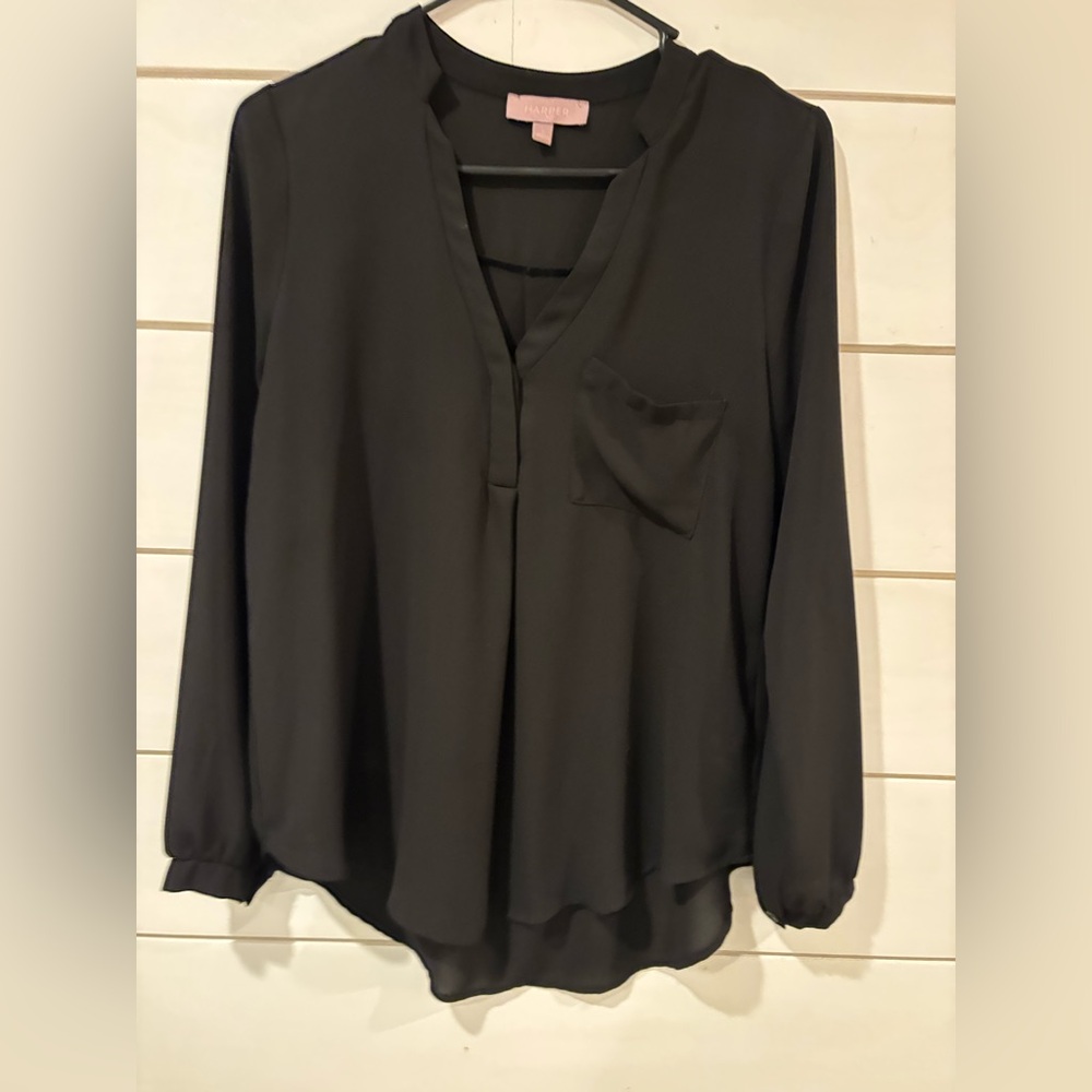Elegant Black Women's Blouse